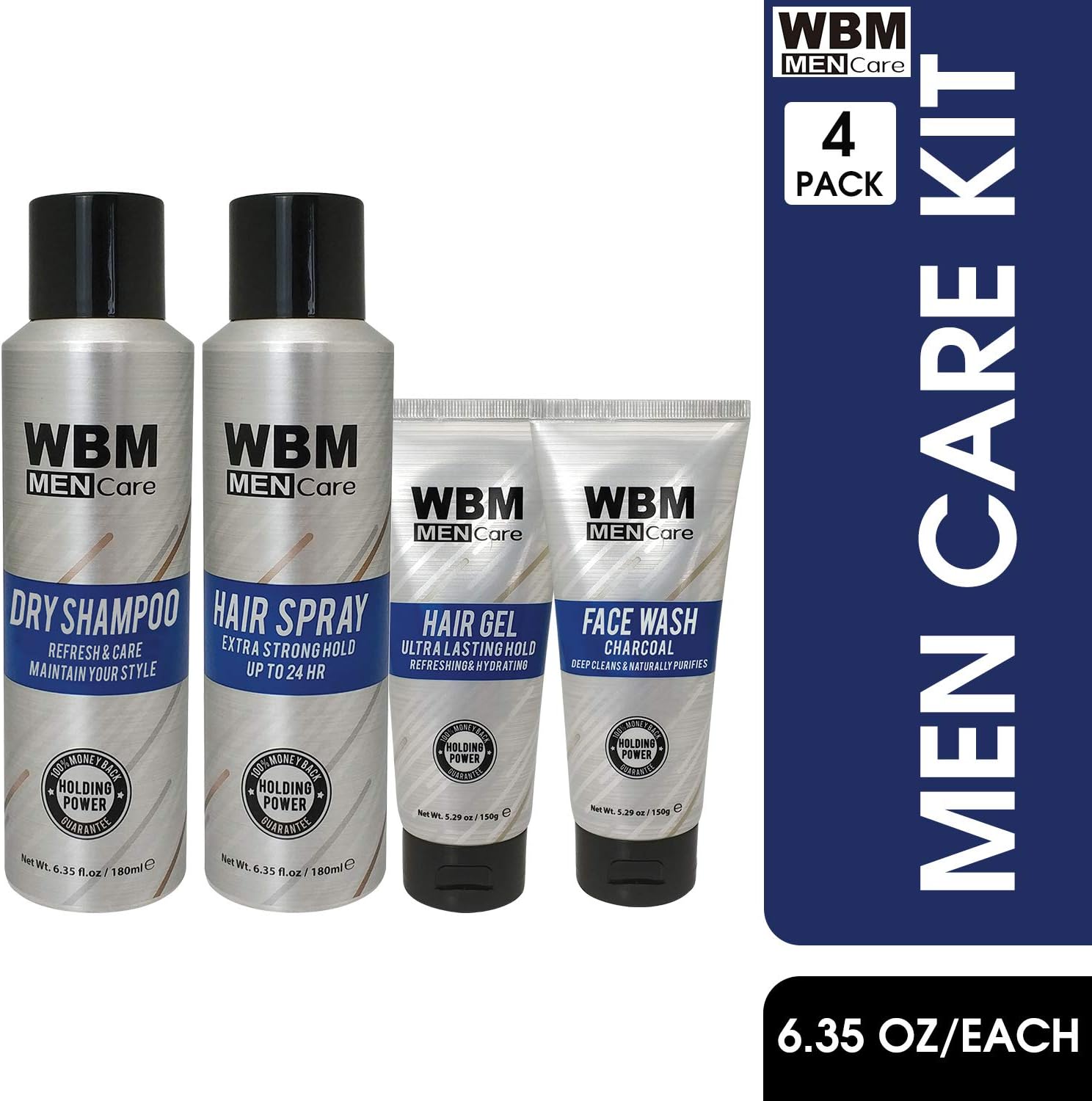 Amazon Com Wbm Men Care Anti Aging Daily Skin Care Gift Set All