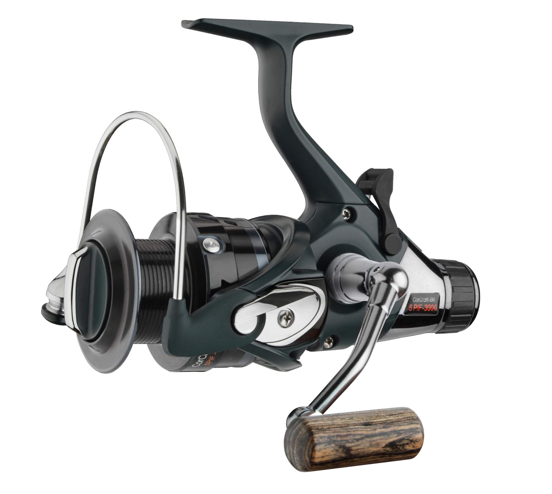 Cormoran Corcraft BR 5PiF, 4000, Free Spool Fishing Reel, Front Drag, 19-51400