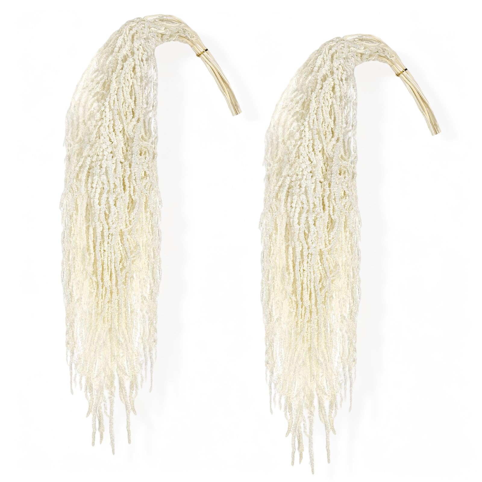 Photo 1 of 10 Pack Wisteria Hanging Flowers 45" Hanging Wisteria Flower Amaranthus Dried Flower for Wedding Arch Flower Home Decor Arrangements Garland Outdoors Garden Wall Decoration