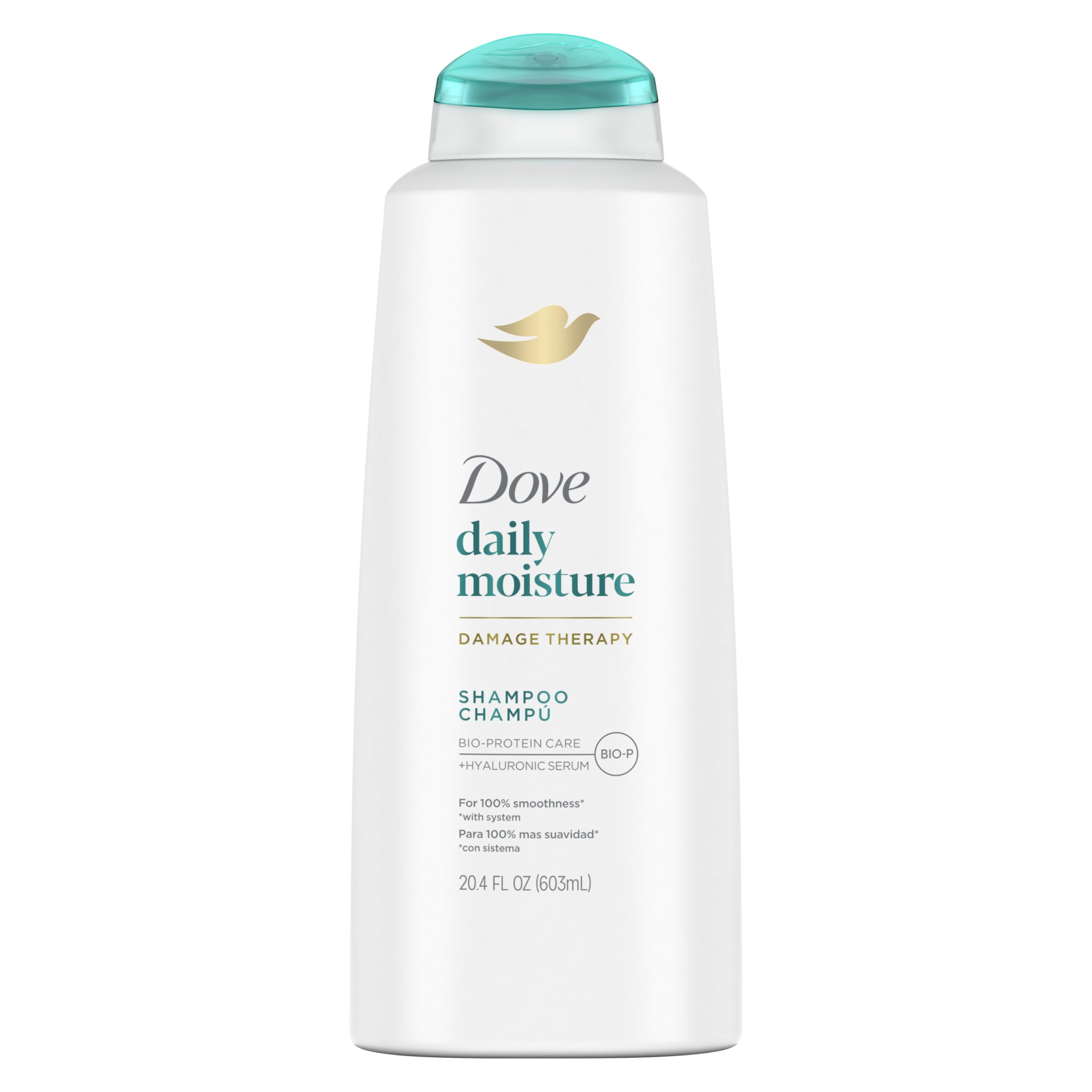 Dove Daily Moisturizing Shampoo, Dry-Damaged 25.4 Oz