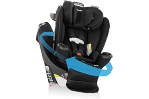 Evenflo Gold Revolve360 Extend All-in-One Rotational Car Seat with SensorSafe (Onyx Black)