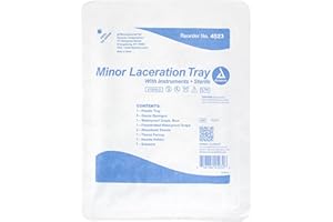 Dynarex Minor Laceration Tray w/Instruments