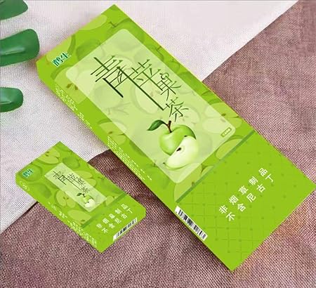 Amazon 10パック 1箱 緑茶 牡丹花 茶タバコ ジャスミンローズティーフルーツティーハーブタバコメンソールティーハーブ シガレットタバコ 無料ニコチン 無料タバコ代替品 Green Apple Huwoymx 禁煙サポートパイプ