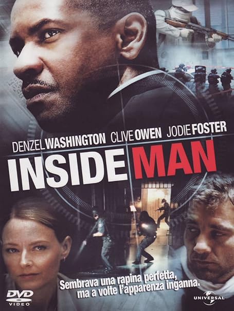 Amazon Com Inside Man Italian Edition Denzel Washington Kim Director Spike Lee Movies Tv