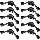 (Pack of 10) EFIELD 1/2-inch Plastic Polymer PEX Pipe 90-Degree Bend Support with Mounting Plate(1/2 Inch),(PPSU1807023)