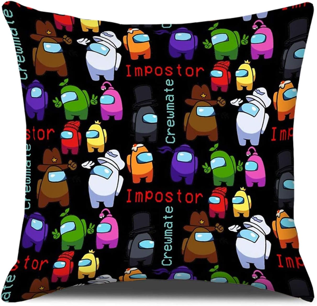 SUSSURRO Game Among Us Pillow Cover Crewmate Throw Pillow Cover