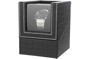 Aokeleilei Watch Winder for Automatic Watches Watch Box Automatic Winder Japanese Motor with Battery Option