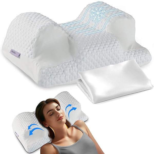 YOURFACEPILLOW, BACK SLEEPER BEAUTY PILLOW, CERVICAL NECK PILLOW...
