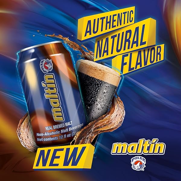 MALTIN POLAR NON-ALCOHOLIC MALT BEVERAGE – NATURAL CANE SUGAR DRINK (6-PACK)