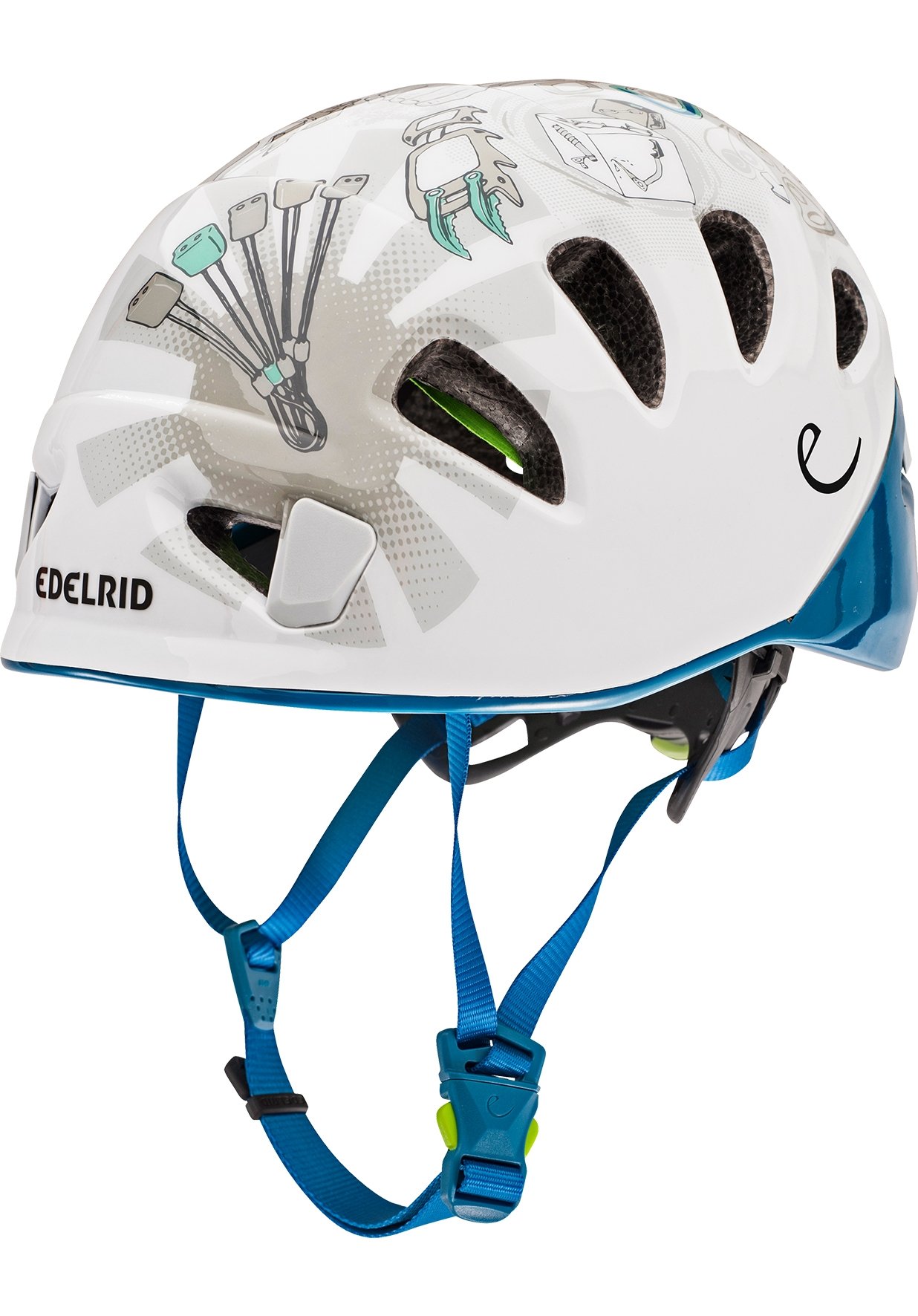 EDELRID Shield II Helmet Kids petrol Head circumference 48-56cm 2020 Ski & Snowboard helmet — image 1