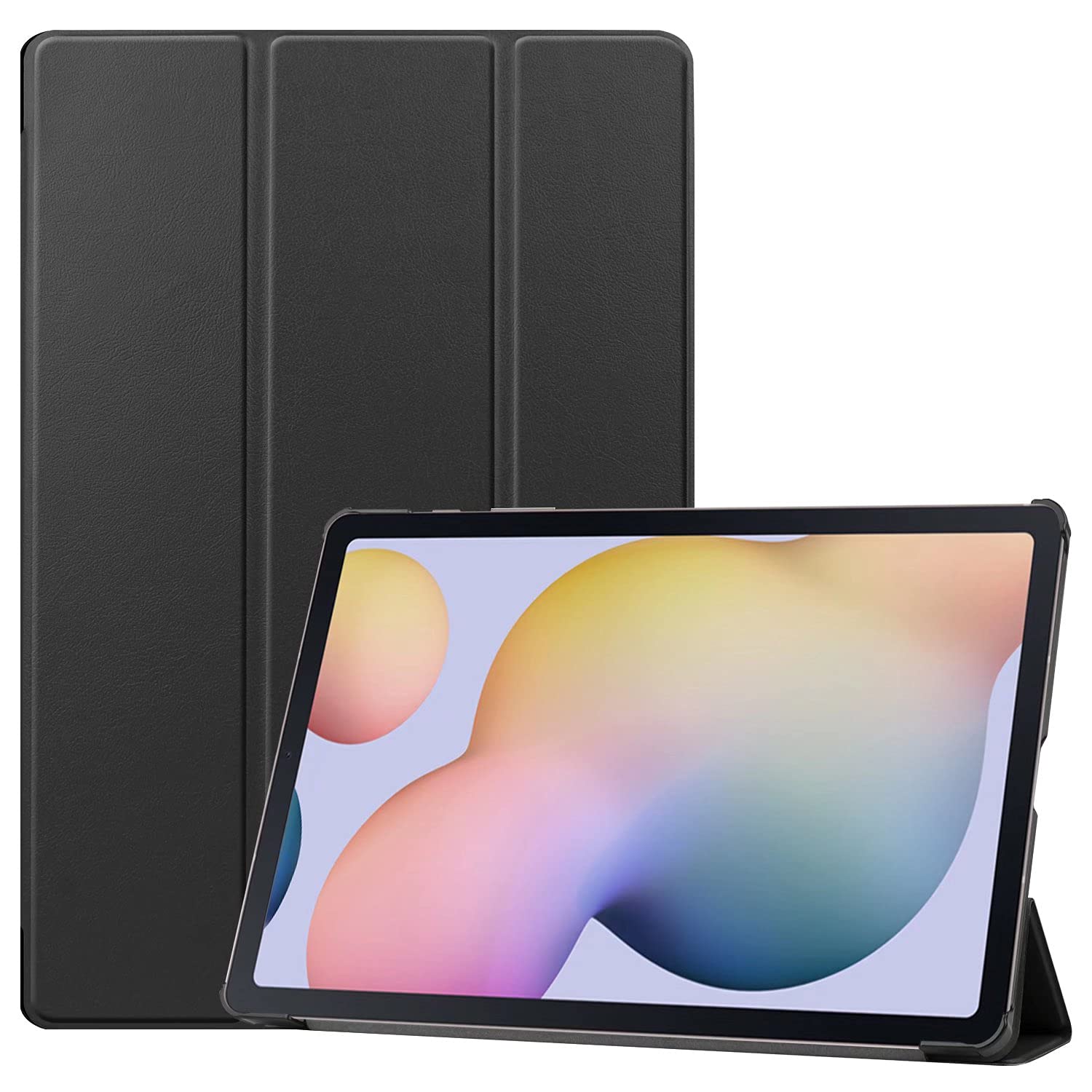 TingYR Case for Redmi Pad SE Tablet Case, Leather, Folding stand, All-inclusive protection, Tablet Case for Redmi Pad SE.(Black)