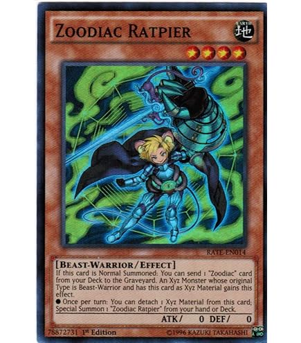 Amazon.com: Zoodiac Whiptail - RATE-EN016 - Super Rare - Unlimited Edition 