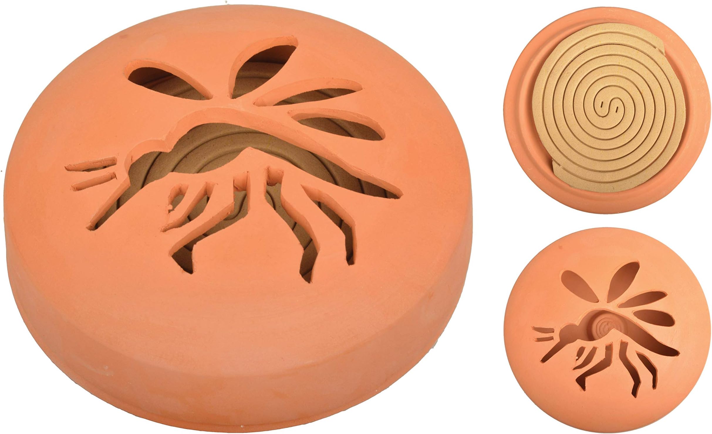 Fallen Fruits FF263 Citronella COILS in Terracotta, Orange