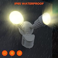 JJC LED Outdoor Security Lights Motion Sensor Flood