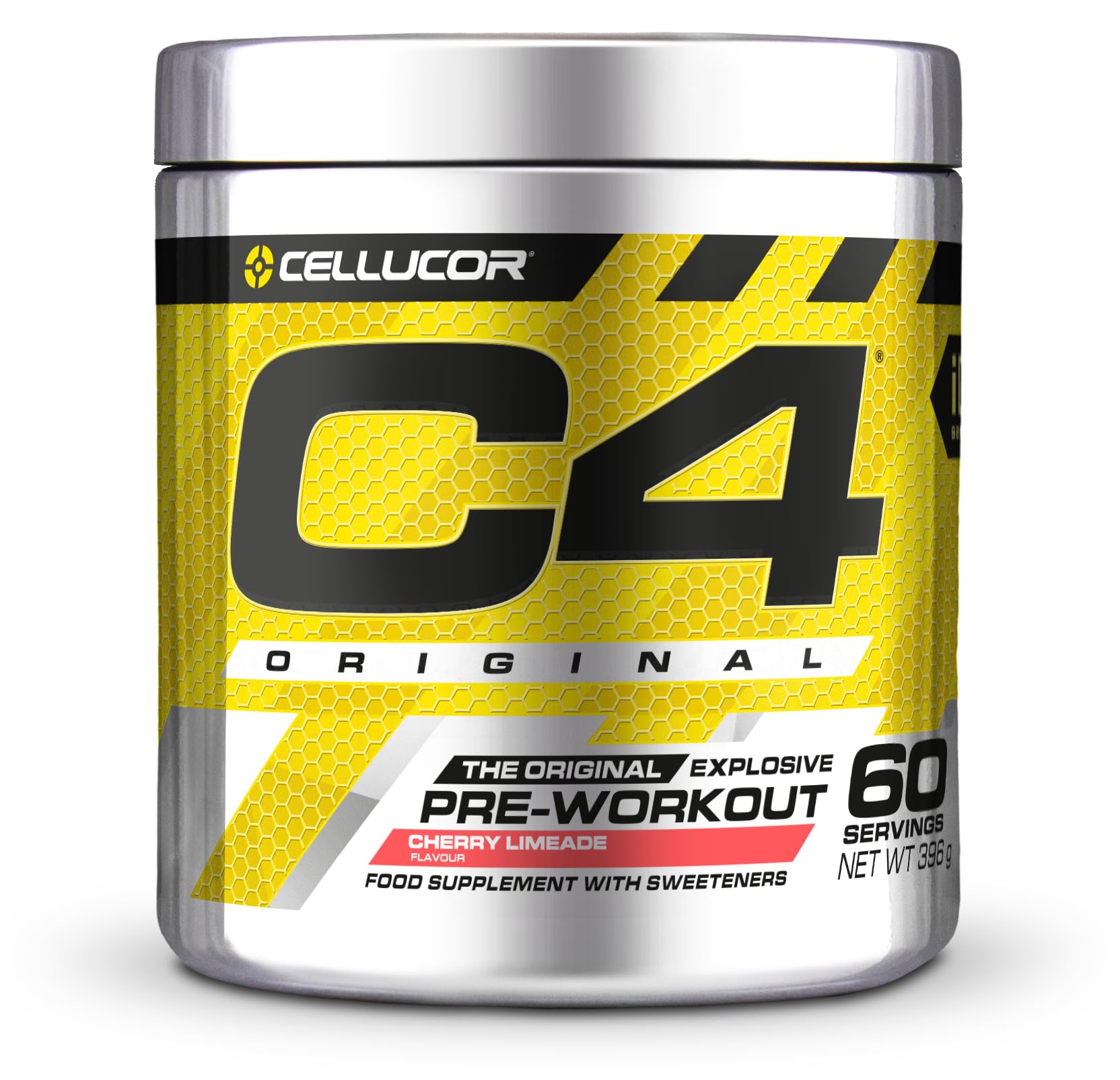 C4 Original Beta Alanine Sports Nutrition Bulk Pre Workout Powder for Men & Women | Best Pre-Workout Energy Drink Supplements | Creatine Monohydrate | Cherry Limeade | 60 Servings
