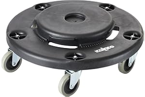 Winco DLR-18 Round Dolly, 18-Inch, Medium
