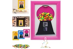 The Original Candy Dispenser and Gumball Machine in a Picure Frame. All Kinds of Treats. Hang on a Wall, Stand on a Table, Bi
