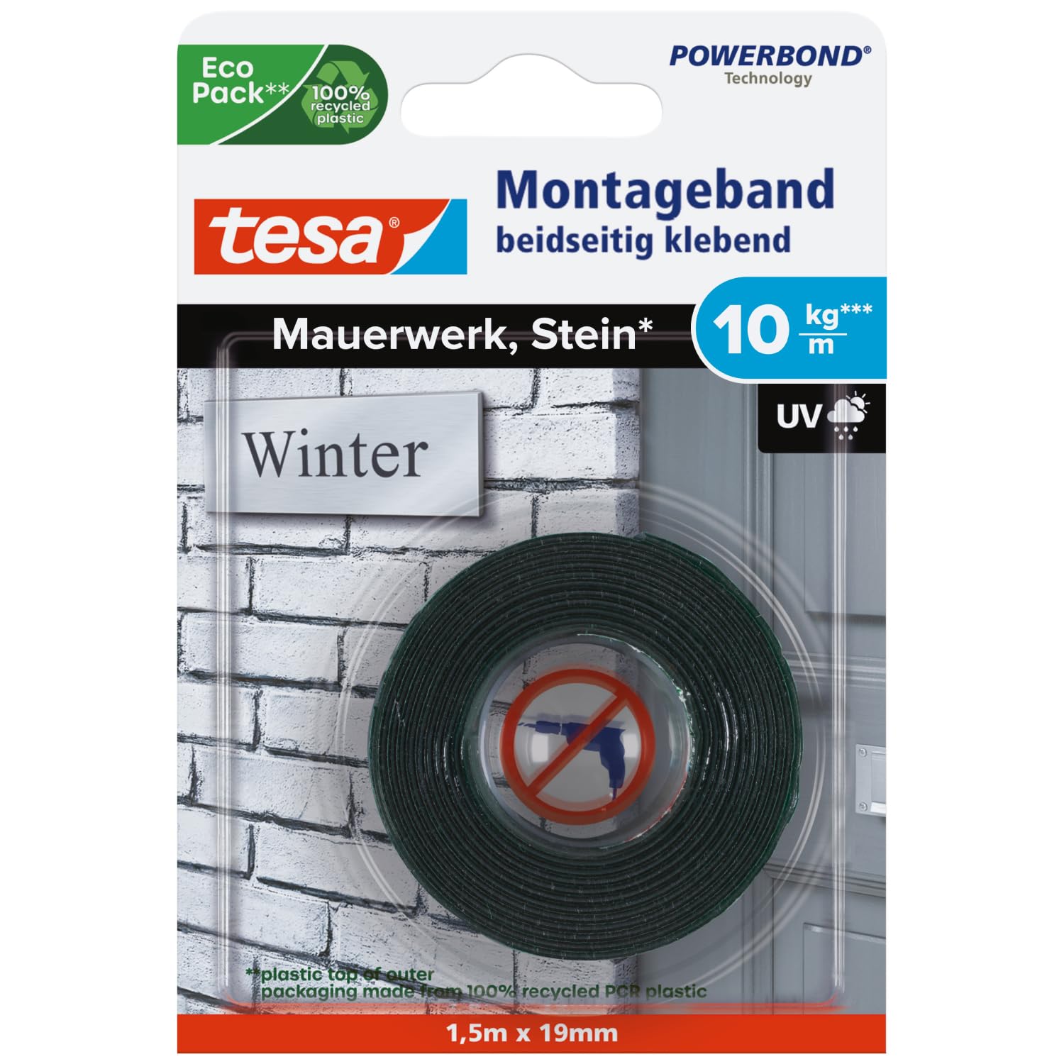tesa Mounting Tape for Brick & Stone 10kg/m