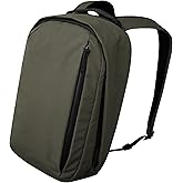 ALPAKA Metro Backpack, 12L Compact Commuter Bag for Thin 14" Laptops - Durable Fleece-lined Sleeve, Wide Top Access, Weatherproof Green Axogrid 210D with Stylish Subtle Checkered Texture for Daily Use