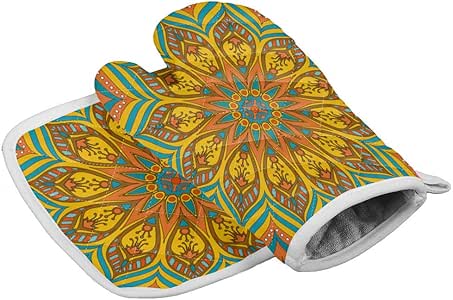 Download Amazon.com: Chic D Kitchen Oven Mitts Gloves and Pot ...