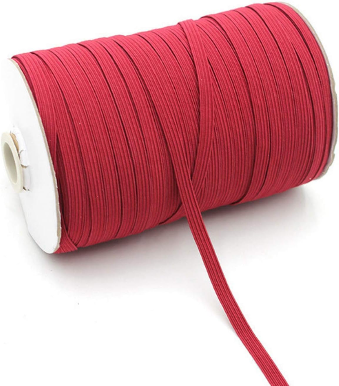 Amazon Com 10 Yards Colored Elastic Bands For Sewing 1 4 Inch Wide 6mm Flat Elastic Braided Strap For Diy Red