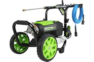 Greenworks Pro 2700 PSI 2.3-Gallon-GPM 13 Amp Cold Water Electric Pressure Washer