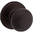 Kwikset Cove Interior Passage Door Knob, Handle For Closet and Hallway Doors, Non-Locking Doorknob, Venetian Bronze
