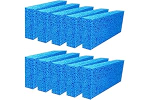 TUCCOSS Soldering Sponge, High Temperature Resistant Solder Sponge, Soldering Iron Cleaner for Soldering Iron Tips Station Welding Gun, Thicker Soldering Tip Cleaner - (10 Pack, 2.36" x 1.57") (Blue)