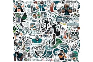 MOXIE SEE MOXIE DO 100 PCS American Sport Team Stickers Pack for Water Bottle, Laptop, Bicycle, Computer, Motorcycle, Travel Case, Car Decal Decoration Sticker