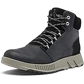 Skooba Design SOREL Men's Mac Hill Lite Mid Waterproof Boots - Black, Quarry - Size 7