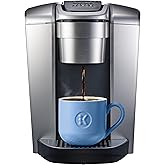 Keurig K-Elite Single Serve K-Cup Pod Coffee Maker, With Iced Brew Functionality And Quiet Brew Technology, Brushed Silver