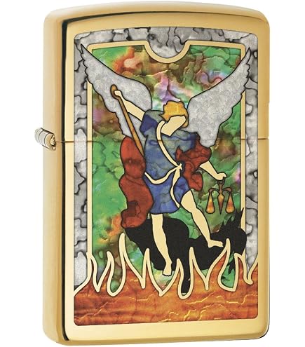 Amazon.com: Zippo Custom Lighter - St Michael Archangel Fusion
