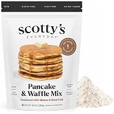 Scotty&rsquo;s Everyday Pancake &amp; Waffle Mix &ndash; Gluten-Free, 1 g Net Carb | 1g Net Carb Fluffy Pancakes &amp; Crispy Waffles &ndash; Bakery-Style Taste &amp; Texture &ndash; 0g Total Sugars, Keto-Friendly, No Nut Flours