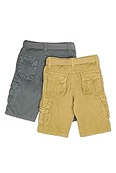 Raw X Boys Cargo Shorts 8-18 | 100% Cotton Belted