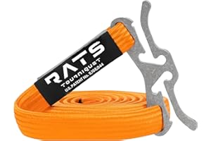 RATS R.A.T.S. Rapid Application Tourniquet System, Medical | Military | Tactical | Swat | Easy to Use for Emergency | Portable - Made in USA (Gen 2 Orange)