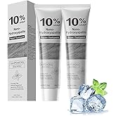 2Pcs 10% Hydroxyapatite Toothpaste,Nano-Hydroxyapatite Toothpaste for Advanced Enamel Protection,Fluoride Free Toothpaste Whitening Teeth,Fresh Breath, Daily Use for Oral Health 4.23 oz