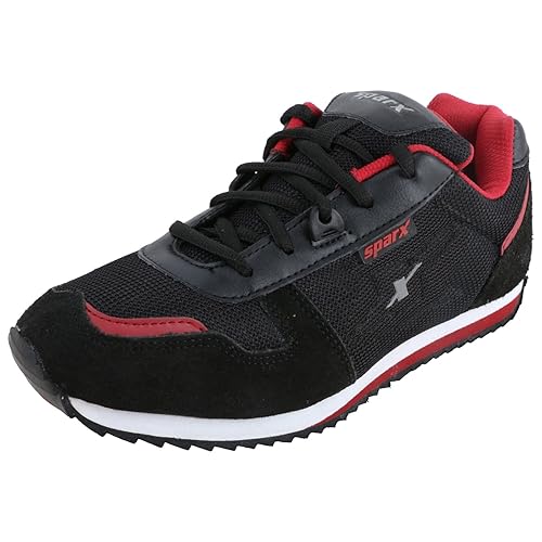 sparx shoes red black
