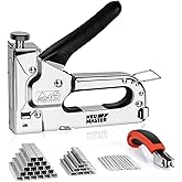Staple Gun NEU MASTER, 3 in 1 Heavy Duty Staple Gun with Stapler Remover and 2000Pcs Staples, Manual Staple Gun for Upholster