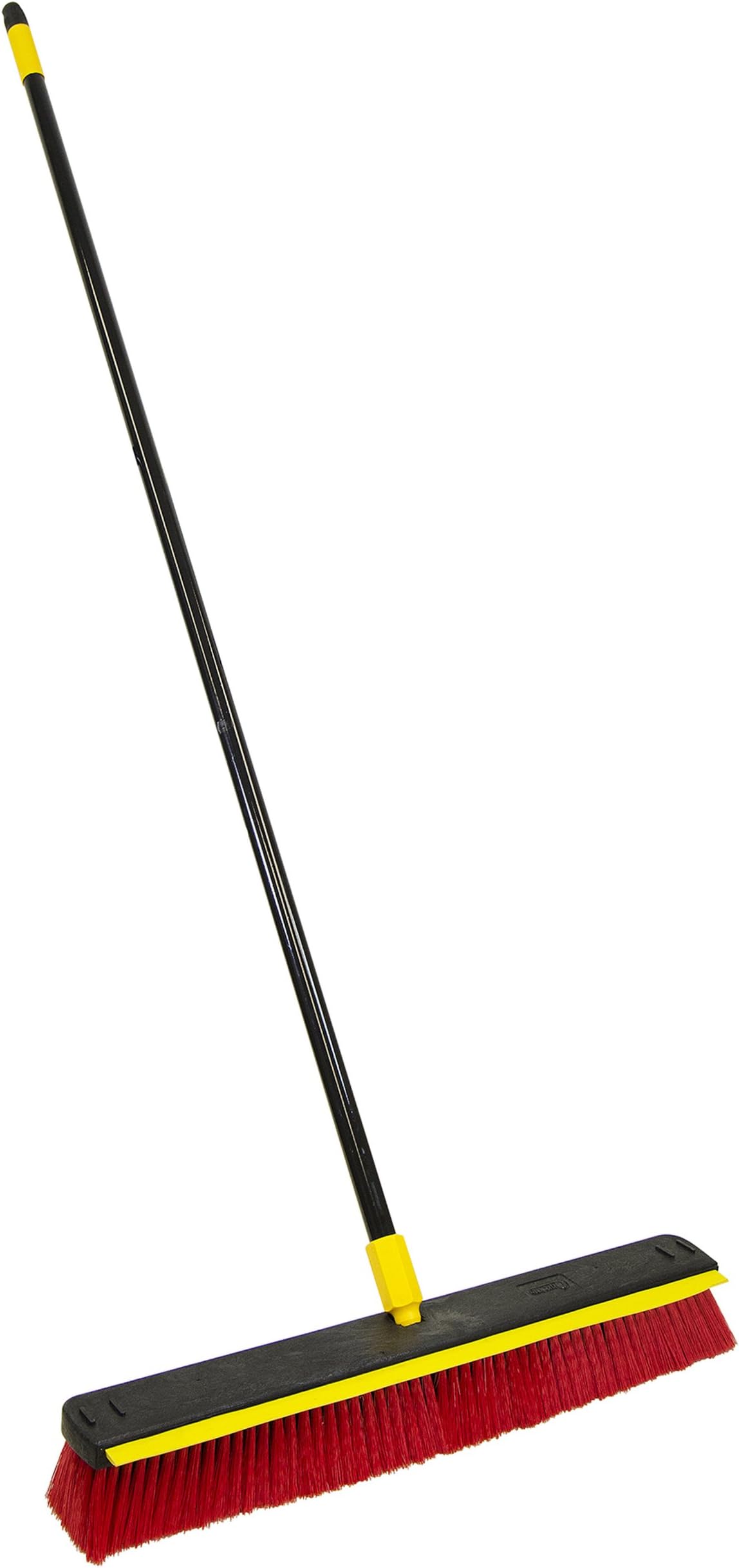 Quickie Jobsite 2-in-1 Squeegee Pushbroom, Black, for Wet and Dry Messes, Clean Concrete/Wood Surfaces/Asphalt, Removes Dirt/Sand/Light Gravel/Water (635SU)