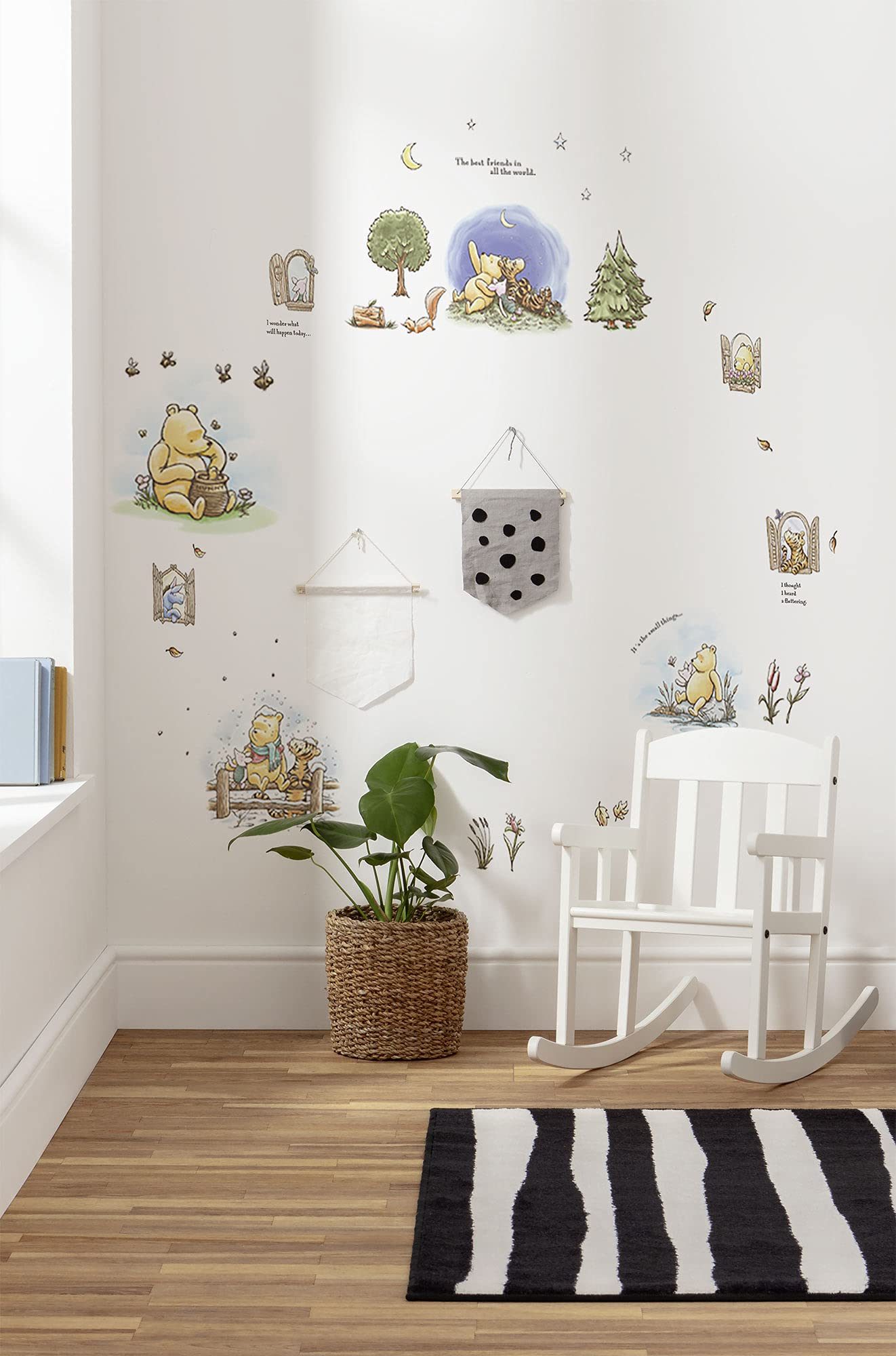 Disney Wall Sticker by Komar Winnie The Pooh Adventures 50 x 70 cm (Width x Height) - 61 Pieces - Pu, Bear, Honey, Decorative Sticker, Wall Sticker, Wall Sticker, Wall Decoration, Children's Room