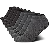 AND1 Boys Low Cut Socks -8 Pack Breathable Moisture-Wicking Cushioned Athletic No Show Socks for Boys