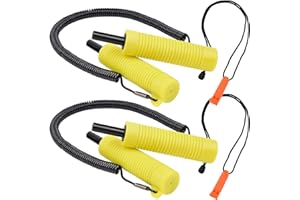 SF Ice Picks for Ice Fishing Safety Picks Awls with Emergency Whistle with Lanyard Breaking Tools Accessories for Rescue Signaling Skating, Skiing, Sledding or Walking on Ice.