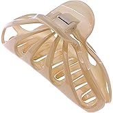 Camila Paris CP3054 French Hair Clip for Women with Thick, Long and Curly Wavy hair, Beige, No Slip Girls Fashion Styling Hair Accessory, Strong Hold, Made in France
