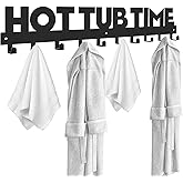 Large Towel Racks Bathroom Decor Wall Mount Hooks Towel Holder Organizer Outdoor Hut Tub Towel Rack to Hold Towels Robes and 