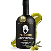 PJ KABOS Very High Phenolic (699 mg/kg), USDA Organic Greek Extra Virgin Olive Oil, Kosher, Greece, Cold Extracted, 16.9oz Bottle, Family Reserve Organic - Robust