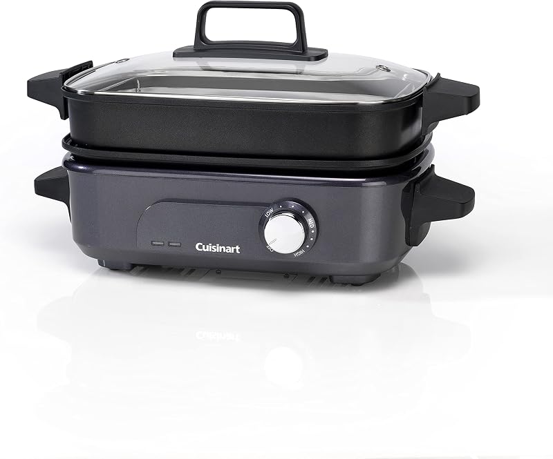 Cuisinart Cook In 5 in 1 Multi Cooker Grill Sear Steam Simmer Slow Grey