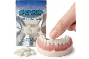 Imako Tooth Tinted Plastic - Natural Color - Temporary Tooth - Made in USA