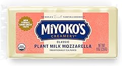 MIYOKO'S CREAMERY Fresh Vegan Mozzarella, Organic Classic Plant Milk Cheese, Dairy Free, 8 oz. (1-pack)