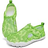 Racqua Aqua Fast Dry Pool Kids Indoor Slip-On Shoes Outdoor Lightweight Girls Boat Shoe Boys Swimming Beach Sea Water Breathable Shoes Green 6