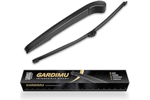 GARDIMU Replacement for BMW X1 F48 2016-2022 Rear Windshield Wiper Blade and Arm Assembly